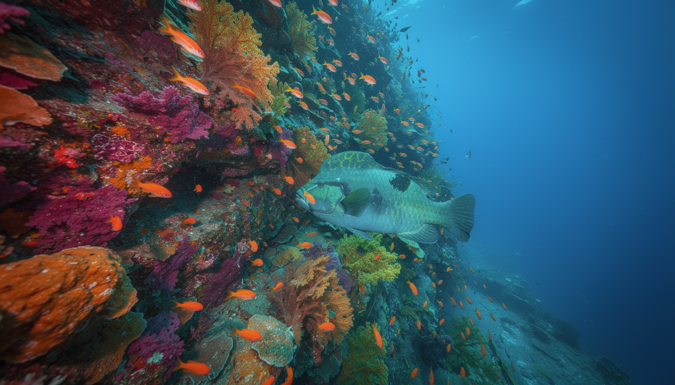 Lokasi diving Raja Ampat dengan kekayaan biota laut